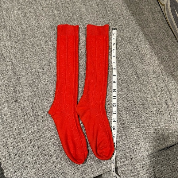 Dior Bold Red Women's Casual Socks - Picture 2 of 7